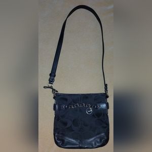 COACH Crossbody Signature C Shoulder Bag Black